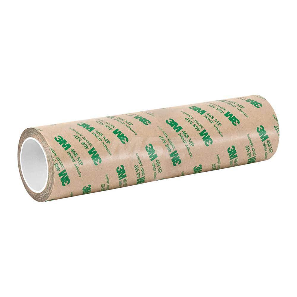 Adhesive Transfer Tape; Adhesive Material: Acrylic; Width (Inch): 1; Length (yd): 5.00; Thickness (mil): 5.2000; Minimum Operating Temperature (F): -40.000; Maximum Operating Temperature (F): 400.000; Color: Clear; Liner Material: Kraft Paper; Series: 468