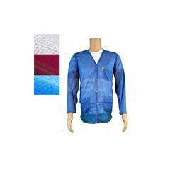 Smocks & Lab Coats; Garment Style: Smock; Material: Carbon; Size: Medium; Color: White; Sleeve Length: 23; Closure Type: Snaps; Chest Size: 40; Closure Locaton: Front; Features: Light Weight; Chest Size (Inch): 40; Closure Location: Front