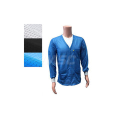 Smocks & Lab Coats; Garment Style: Smock; Material: Carbon; Size: 5X-Large; Color: White; Sleeve Length: 24; Closure Type: Snaps; Chest Size: 58; Closure Locaton: Front; Features: Medium Weight; Chest Size (Inch): 58; Closure Location: Front