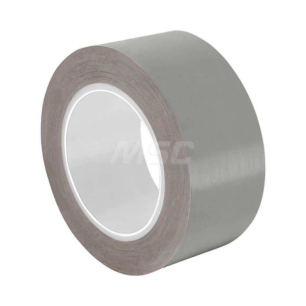 Polytetrafluroethylene Film Tape: 2″ Wide, 5 yd Long, 5 mil Thick 30 Lb/In Tensile Strength, Silicone Adhesive, 500 ° F