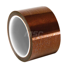 Polyimide Film Tape: 4″ Wide, 50' x 1 mil Thick Non-Adhesive, -40 to 450 ° F