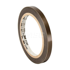 Polytetrafluroethylene Film Tape: 2″ Wide, 36 yd Long, 6.7 mil Thick 40 Lb/In Tensile Strength, Silicone Adhesive, 500 ° F