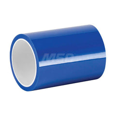 Polyester Film Tape: 4″ Wide, 10 yd Long, 2.4 mil Thick 26 Lb/In Tensile Strength, Silicone Adhesive, 400 ° F