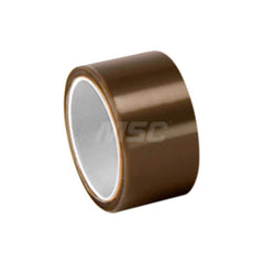 Polytetrafluroethylene Film Tape: 3″ Wide, 5 yd Long, 6.8 mil Thick 49 Lb/In Tensile Strength, Silicone Adhesive, 500 ° F