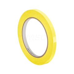 Polyester Film Tape: 1/2″ Wide, 72 yd Long, 2.3 mil Thick 25 Lb/In Tensile Strength, Rubber Adhesive, 266 ° F