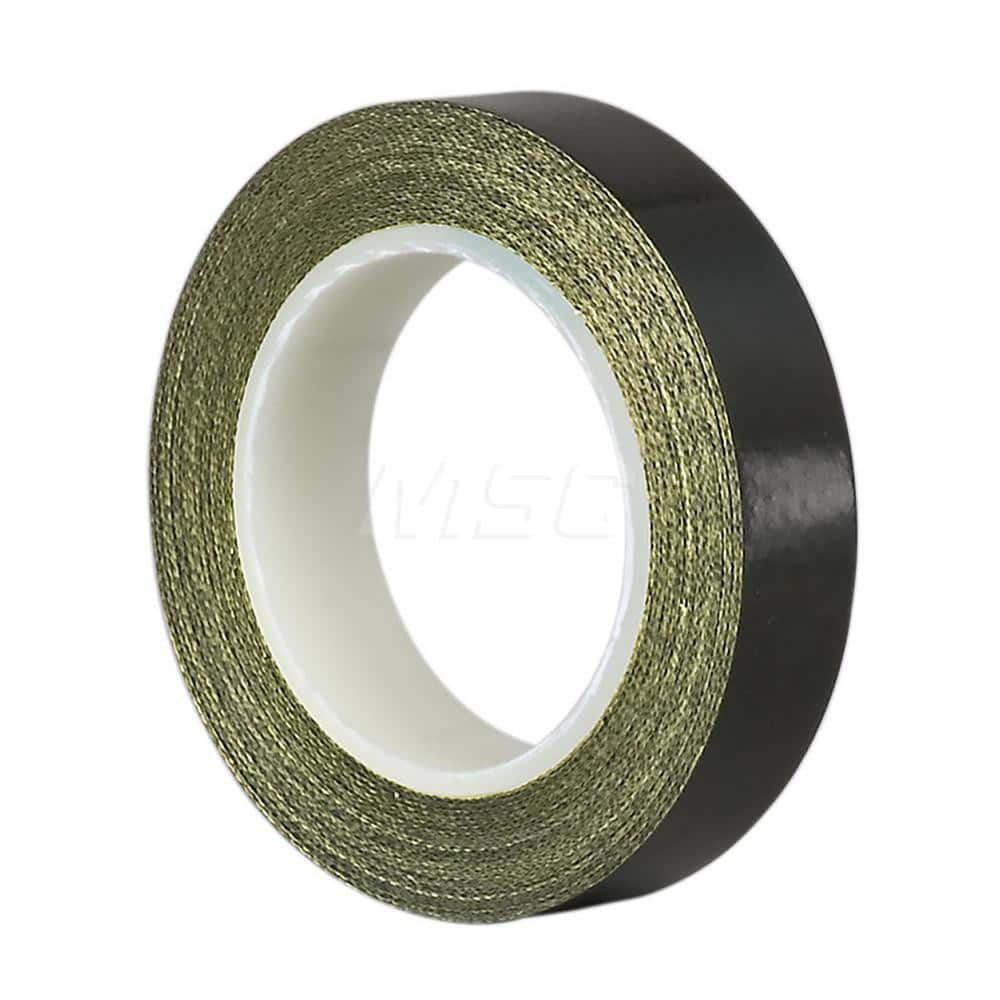 Glass Cloth Tape; Width (Inch): 1; Material Type: PTFE; Color: Black; Adhesive Material: Silicone; Length (yd): 18.00; Thickness (mil): 7.0000; Minimum Operating Temperature (F): -100.000; Maximum Operating Temperature (F): 500.000