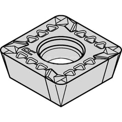 Milling Insert:  SDET120420SNGB2,  KCK20B,  Solid Carbide N/A Finish,  0.5000″ OAW