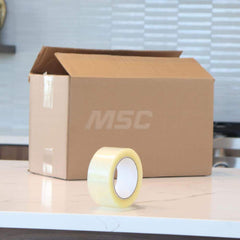 Packing Tape: Clear, Hot Melt Adhesive Polypropylene Film, 1.9 mil Thick