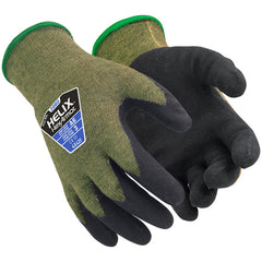 Helix Aramid and Steel Liner with Foam Nitrile Palm Dip Size S