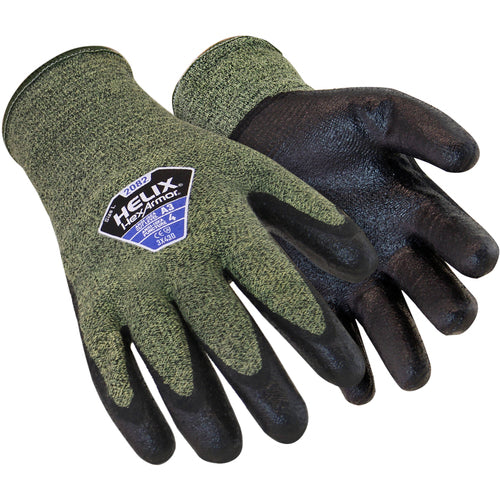 Helix HPPE and Fiberglass Knit with Foam Nitrile Palm Dip Size XXS