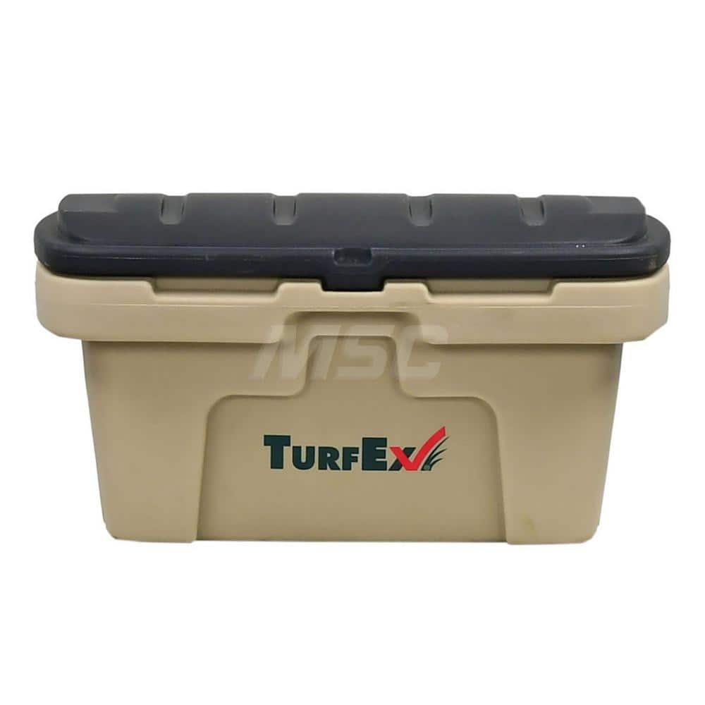 Bulk Storage Container: 23 x 33 x 17.4″, 3 sq ft, Polyethylene, Storage Box Tan