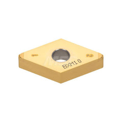 Turning Insert:  2QP-DNGM442HP BXA10,  Polycrystalline Cubic Boron Nitride TiAlN & TiCN Finish,  Neutral,  1/2″ Inscribed Circle,  0.0310″ Corner Radius,  55.0 &deg N/A Diamond,  Series  DNGM