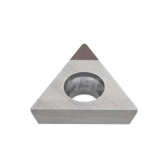 Turning Insert:  TPGW21.50.5QBN BX360,  Polycrystalline Cubic Boron Nitride Uncoated Finish,  Neutral,  1/4″ Inscribed Circle,  0.0080″ Corner Radius,  60.0 &deg N/A Triangle,  Series  TPGW