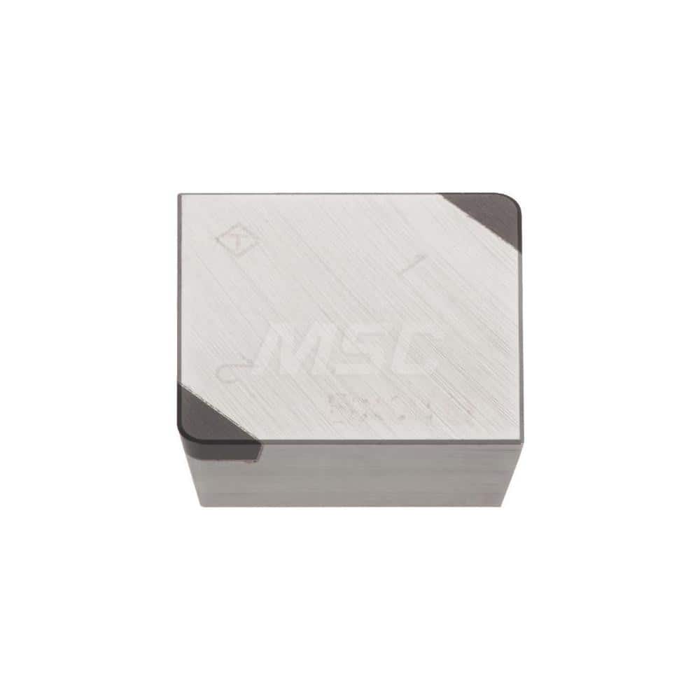 Turning Insert:  2QP-SPMN321 BX330,  Polycrystalline Cubic Boron Nitride Uncoated Finish,  Neutral,  3/8″ Inscribed Circle,  0.0160″ Corner Radius,  90.0 &deg N/A Square,  Series  SPMN