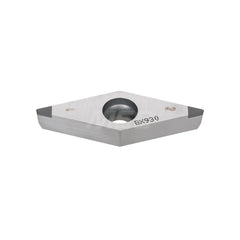 Turning Insert:  2QP-VCMW331 BX330,  Polycrystalline Cubic Boron Nitride Uncoated Finish,  Neutral,  3/8″ Inscribed Circle,  0.0160″ Corner Radius,  35.0 &deg N/A Diamond,  Series  VCMW