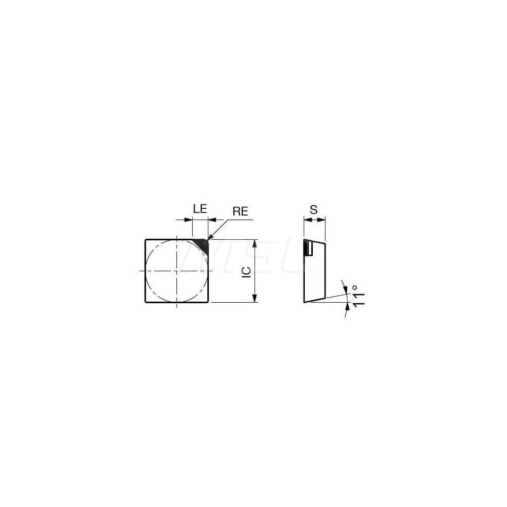 Turning Insert:  Q-SPGN321 BX330,  Polycrystalline Cubic Boron Nitride Uncoated Finish,  Neutral,  3/8″ Inscribed Circle,  0.0160″ Corner Radius,  90.0 &deg N/A Square,  Series  SPGN
