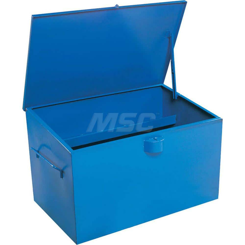 Steel Tool Box: 33″ OAW, 30″ OAD, 30-1/2″ OAH 5 lb Capacity