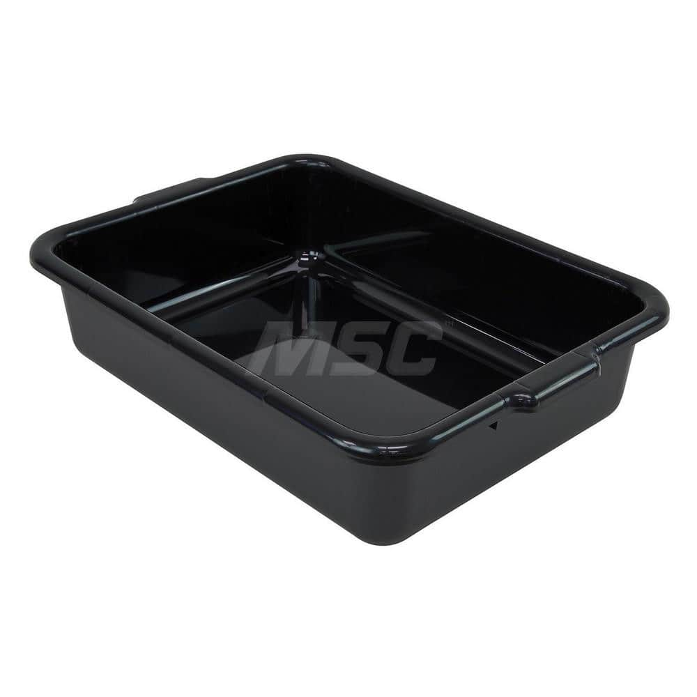 Cans, Pails & Tubs; Product Type: Tub; Volume Capacity Range: 0 - 8.1 gal; Body Material: Polypropylene; Volume Capacity: 8.1; Opening Type: Open Head; Color: Black; Product Type: Tub; Material: Polypropylene; Volume Capacity (Gal.): 8.1; Color: Black