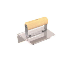 Trowels; Type: Outside Corner Tool; Trowel Type: Outside Corner Tool; Blade Type: Round; Blade Material: Plexiglass; Handle Material: Wood