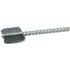9/16″ Power Tube Brush, .003″ Steel Wire Fill, 5/8″ Brush Length - USA Tool & Supply