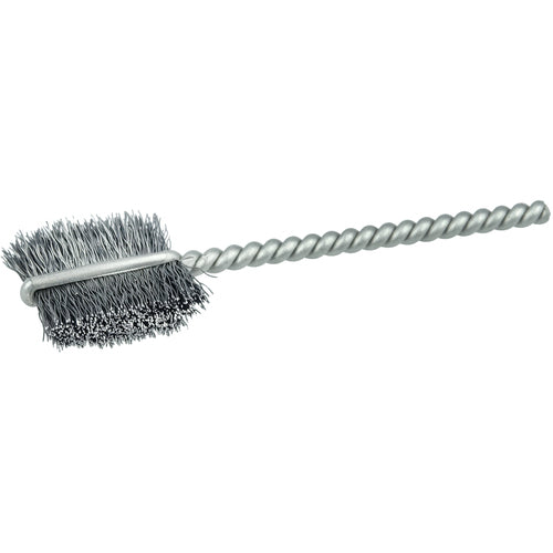 1/2″ Power Tube Brush, .005″ Stainless Steel Wire Fill, 9/16″ Brush Length - USA Tool & Supply