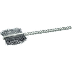 1/2″ Power Tube Brush, .005″ Stainless Steel Wire Fill, 9/16″ Brush Length - USA Tool & Supply