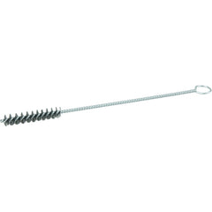 3/8″ Hand Tube Brush, .006″ Stainless Steel Wire Fill, 2″ Brush Length - USA Tool & Supply