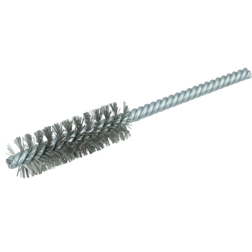 5/8″ Power Tube Brush, .005″ Stainless Steel Wire Fill, 2″ Brush Length - USA Tool & Supply