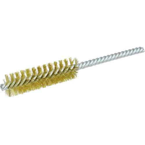 3/4″ Power Tube Brush-0.006″ Brass, 2-1/2 Brush Length - Non-Sparking Wire Wheel - USA Tool & Supply