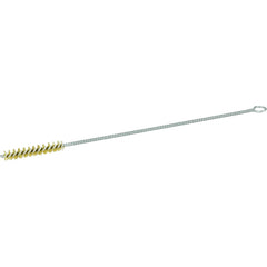3/8″ Hand Tube Brush-0.004″ Brass, 2 Brush Length - Non-Sparking Wire Wheel - USA Tool & Supply