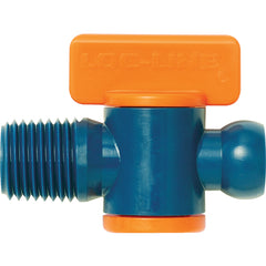 Coolant Hose System Component - 1/4″ Inside Diameter System-1/4″ Male NPT Valve (Pack of 2) - USA Tool & Supply