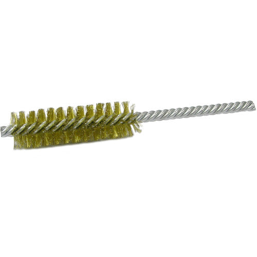 5/8″ Power Tube Brush-0.008″ Brass, 2 Brush Length - Non-Sparking Wire Wheel - USA Tool & Supply