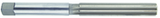 17/32 Dia-HSS-Straight Shank/Straight Flute Hand Reamer - USA Tool & Supply