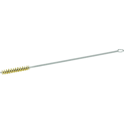 1/4″ Hand Tube Brush-0.003″ Brass, 1 1/2 Brush Length - Non-Sparking Wire Wheel - USA Tool & Supply