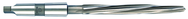 1-1/8 Dia-HSS-3MT Taper Shank Left Hand Spiral/Right Hand Cut Bridge Reamer - USA Tool & Supply