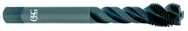 M6 x 1.0 Dia. - 6H - 3 FL - HSS - DIN - Modified Bottoming Spiral Flute Tap - USA Tool & Supply