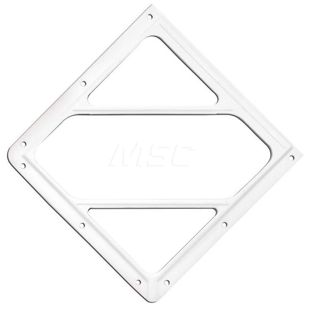 DOT Placards & Holders; Frame Finish: Gray; Material: Aluminum; Number Of Mounting Holes: 8.000; Material: Aluminum; Width (Decimal Inch): 14