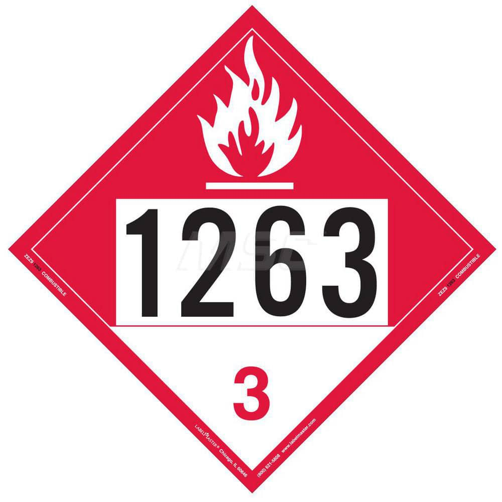 DOT Placards & Holders; Type: Placard; Legend: Combustible; Legend: Combustible; Material: Vinyl; Message or Graphic: Combustible; Legend Color: Red; Material: Vinyl; Compliance Specifications: DOT 49 CFR 172.519; Placard Coating: UV; Language: English; L