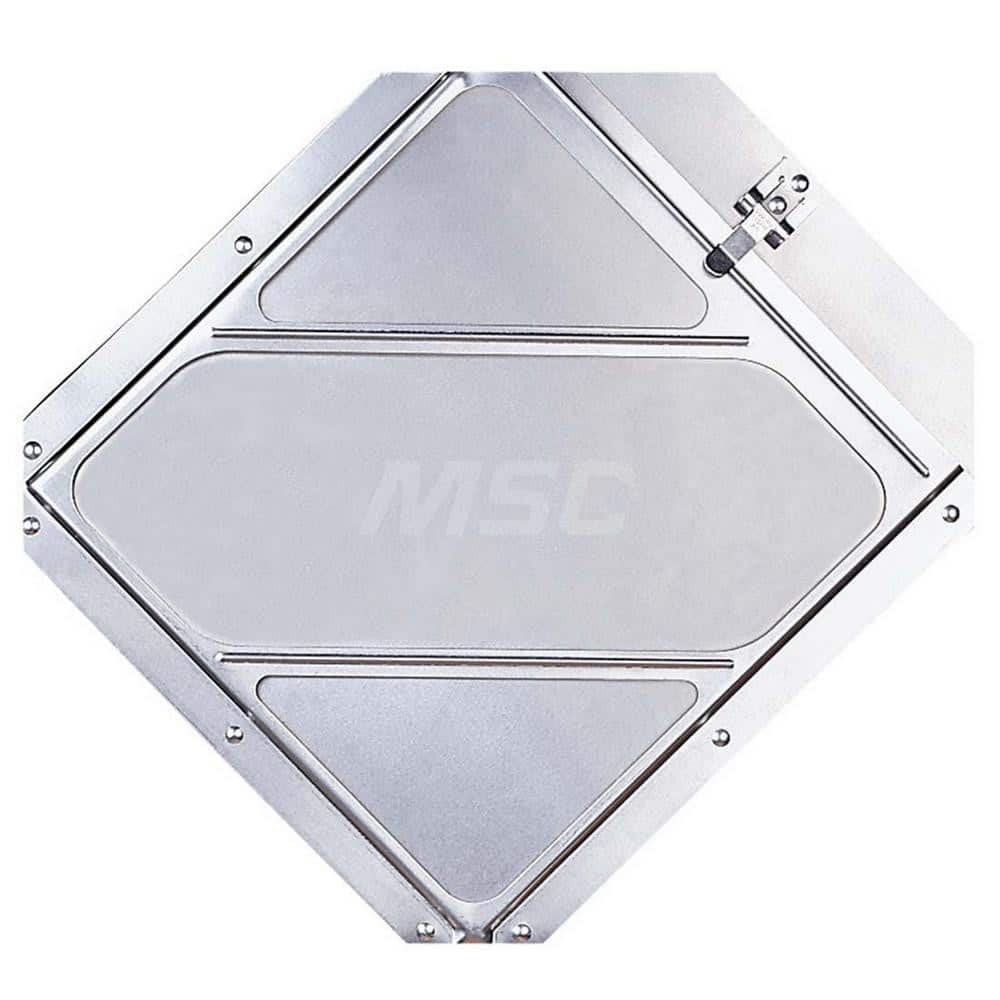 DOT Placards & Holders; Frame Finish: Gray; Material: Aluminum; Number Of Mounting Holes: 8.000; Material: Aluminum; Width (Decimal Inch): 14