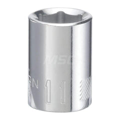 Hand Socket: 3/8″ Drive, 3/4″ Socket, 12-Point Chrome-Plated & Polished