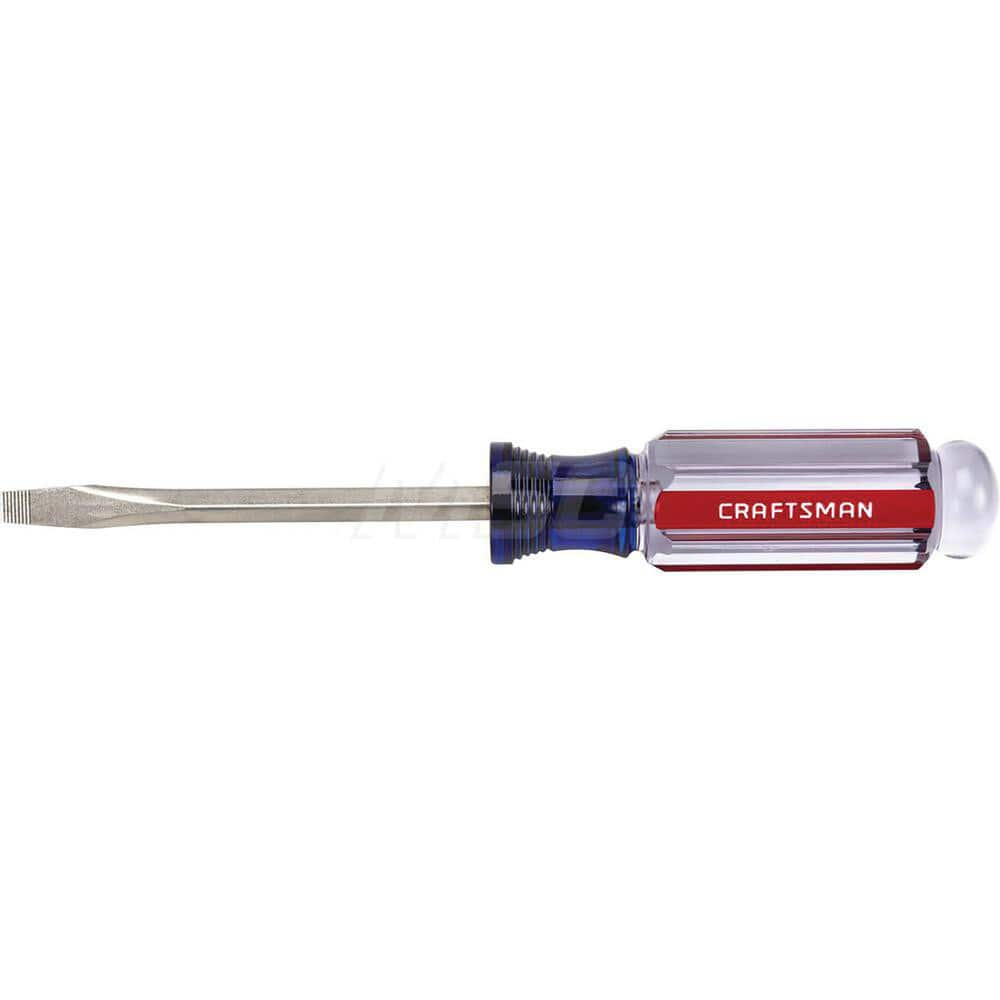 Slotted Screwdriver: 4-1/2″ OAL