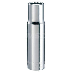 Hand Socket: 1/2″ Drive, 1/2″ Socket, 12-Point Chrome-Plated & Polished