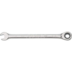 Combination Wrench: Steel, Polished Chrome-Plated