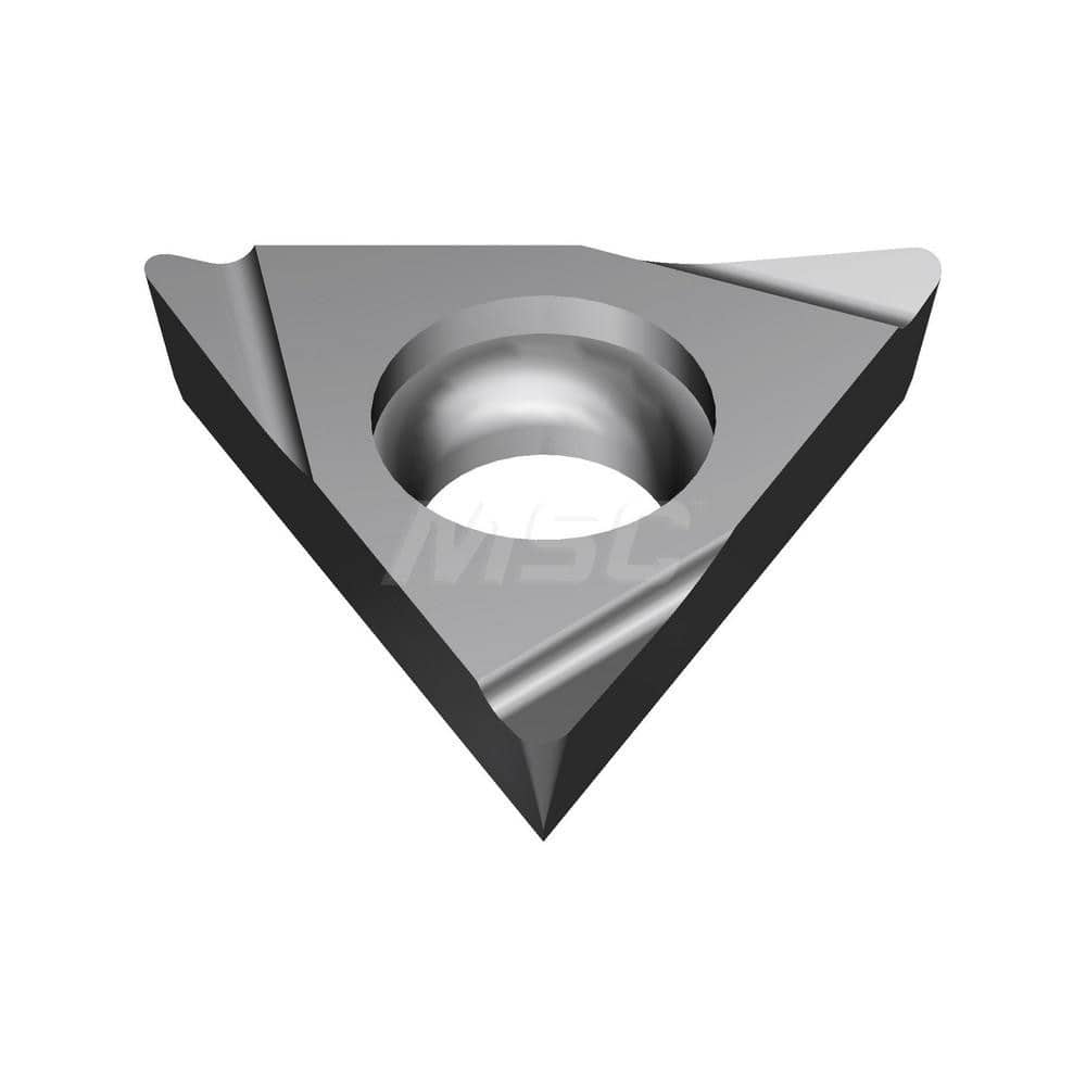 Turning Insert:  TBGT5205RAY H1,  Solid Carbide Uncoated Finish,  Right Hand,  60.0 &deg N/A Triangle,  Series  H1