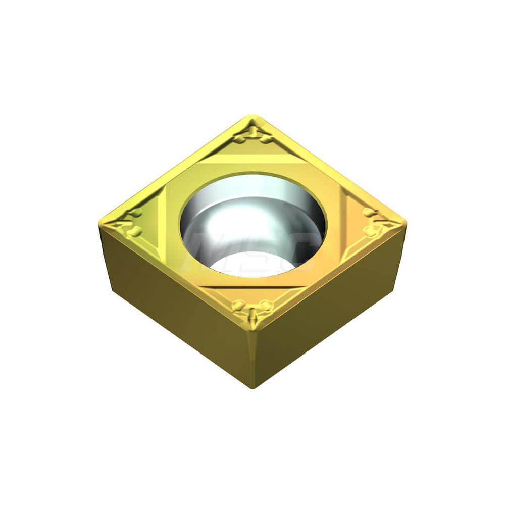 Turning Insert:  SCMT3251ELB T2500Z,  Cermet AlN Finish,  Neutral,  0.3750″ Long,  3/8″ Inscribed Circle,  0.0157″ Corner Radius,  90.0 &deg N/A Square,  Series  T2500Z