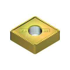 Turning Insert:  CNMG431EFB T1500Z,  Cermet AlN Finish,  Neutral,  0.5079″ Long,  1/2″ Inscribed Circle,  0.0157″ Corner Radius,  80.0 &deg N/A Diamond,  Series  T1500Z