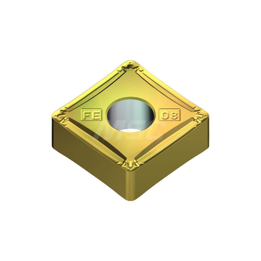 Turning Insert:  SNMG433EFE T1500Z,  Cermet AlN Finish,  Neutral,  0.5000″ Long,  1/2″ Inscribed Circle,  0.0472″ Corner Radius,  90.0 &deg N/A Square,  Series  T1500Z