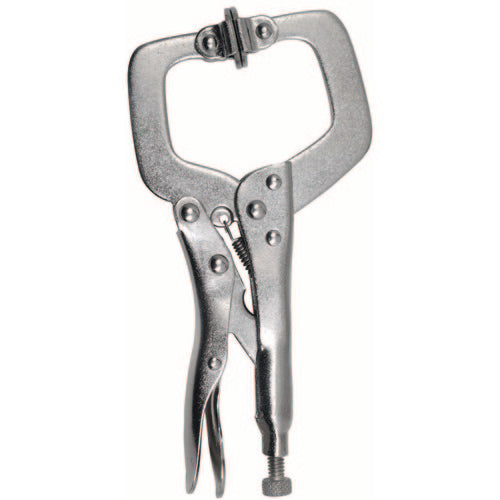 LOCKING C-CLAMP W/SWIVEL PAD 6″ - USA Tool & Supply