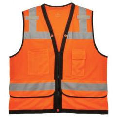 8253HDZ 4/5XL ORANGE HD MESH VEST - USA Tool & Supply