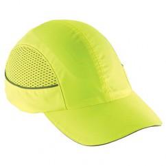 8960 LONG BRIM LIME BUMP CAP W/ LED - USA Tool & Supply